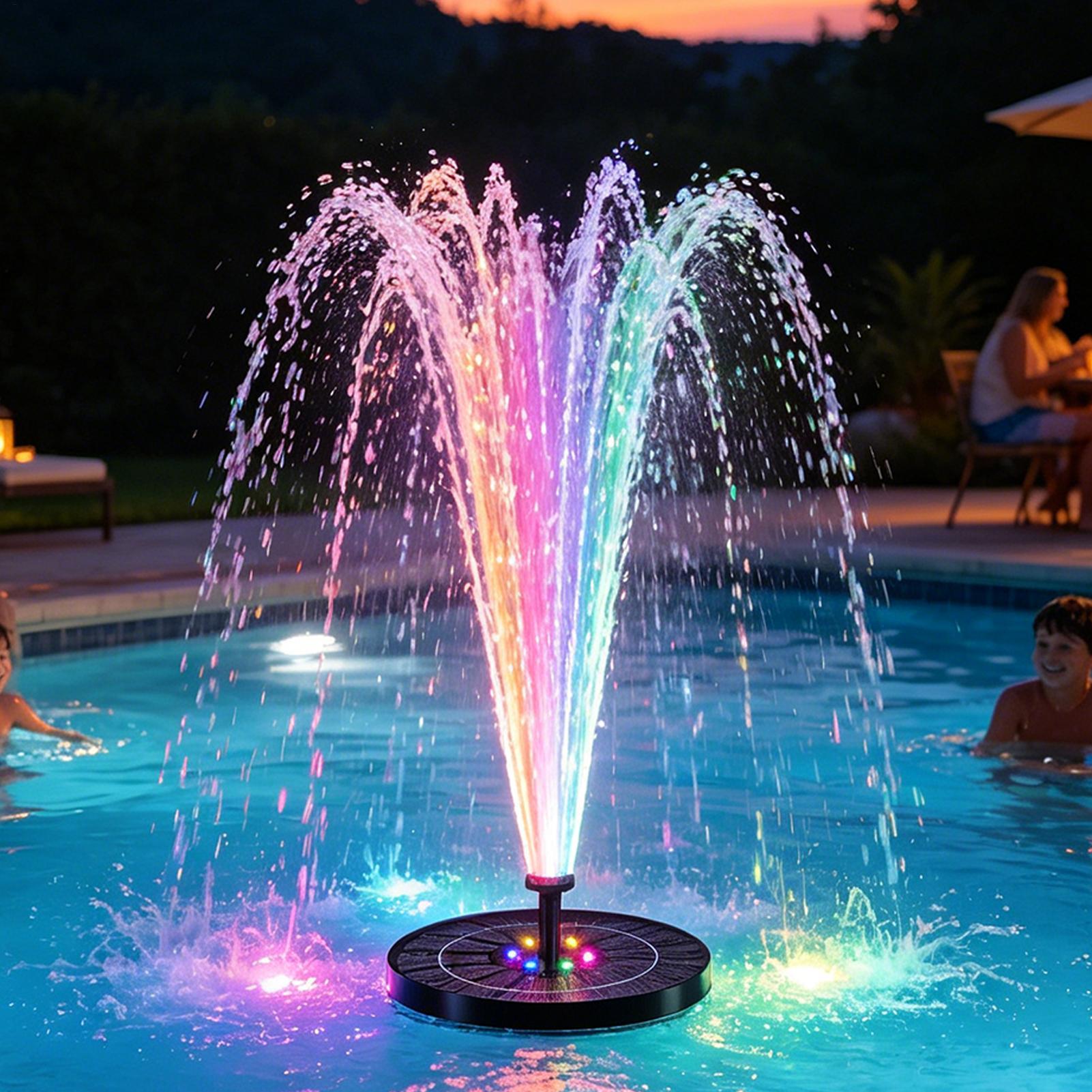 Floating Solar Fountain Water Pump - Floating Solar Bird Bath Fountain with