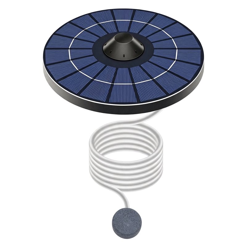 Solar Pond Aerator Oxygen Pump - A84E-Fish Tank Oxygenator Solar Floating Pond