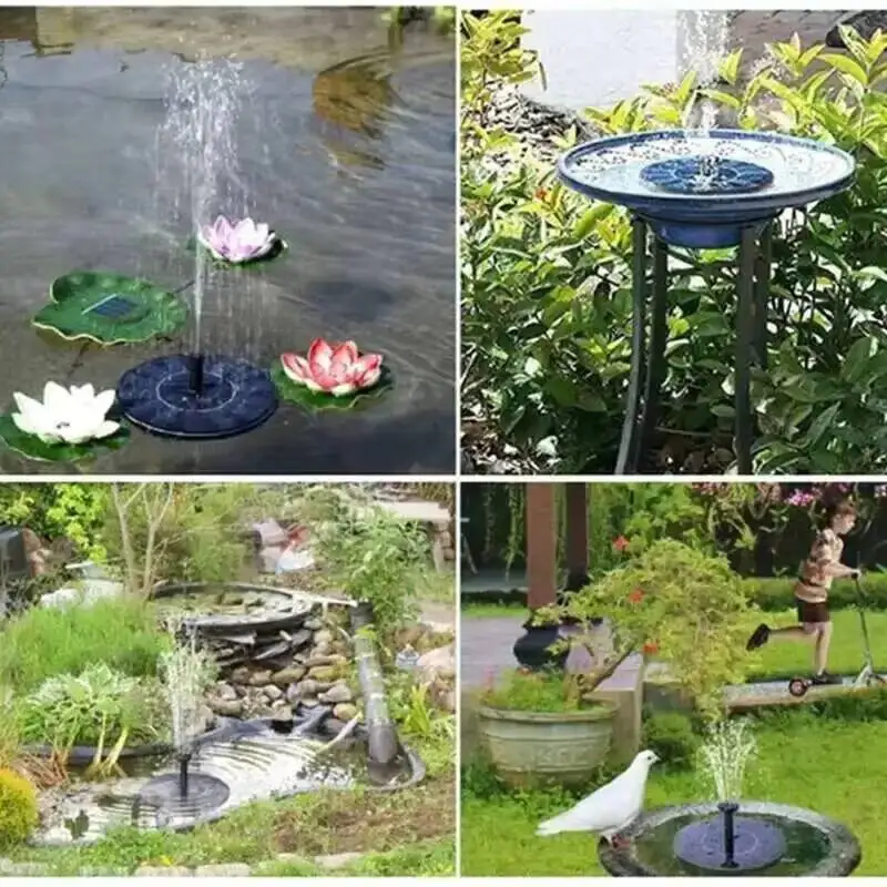 7V 13/16cm Watering Kit Power  - Floating Solar Fountain Water Pump ulasan dan harga
