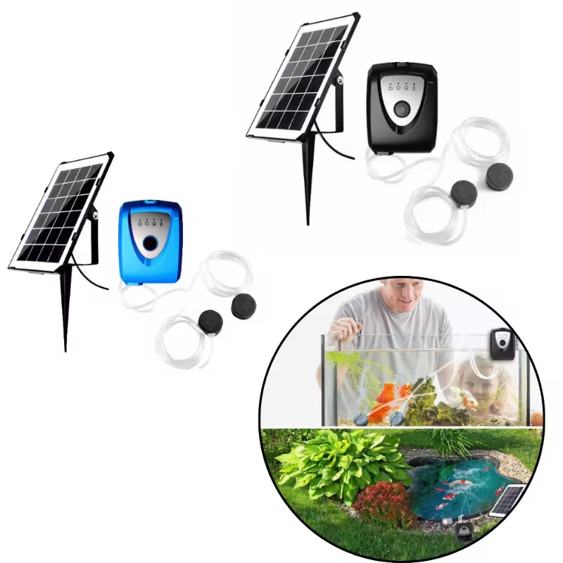 Rechargeable Solar Pond Aerato - Solar Pond Aerator Oxygen Pump ulasan dan harga