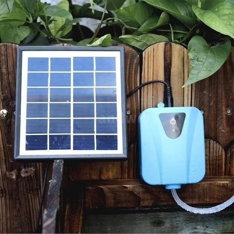 Solar Aquarium Oxygen Air Pump - Solar Pond Aerator Oxygen Pump ulasan dan harga