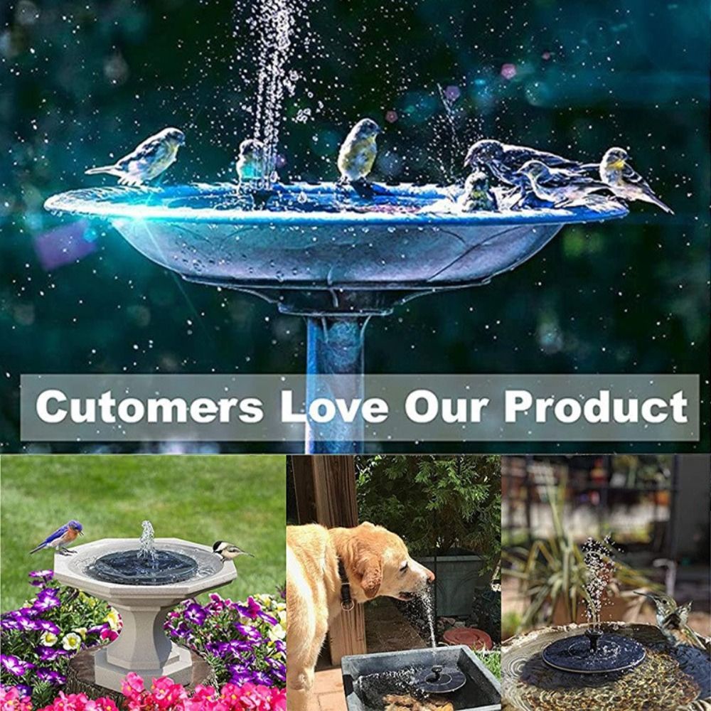 Energy-saving Solar Fountain P - Floating Solar Fountain Water Pump ulasan dan harga