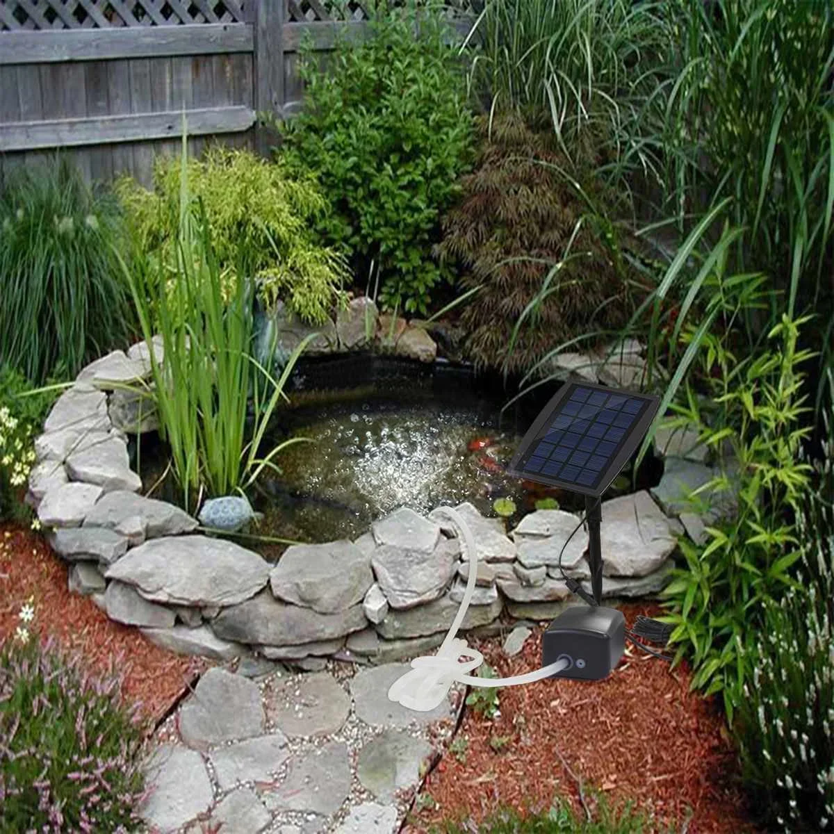 Solar Powered Oxygenator Oxyge - Solar Pond Aerator Oxygen Pump ulasan dan harga